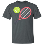 Tennis Racket and Ball Emoji T-Shirt