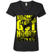 Normal Got No One No Where Ladies’ V-Neck T-Shirt