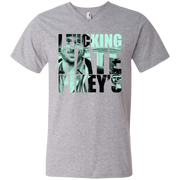 Snatch I Fu*king Hate Pikey’s Movie Quote Men’s V-Neck T-Shirt