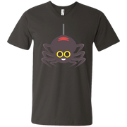 Happy Spider Emoji Men’s V-Neck T-Shirt