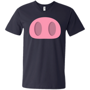 Pig Nose Emoji Men’s V-Neck T-Shirt