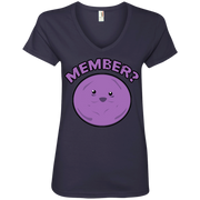 Member Berries Member? Ladies’ V-Neck T-Shirt