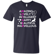 Mothers are Amazing, Lovely & Beautiful Men’s V-Neck T-Shirt