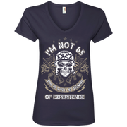 Im Not 65, Im 18 with 47 Years of Experience Ladies’ V-Neck T-Shirt