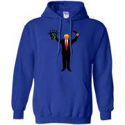 Trump Holding Statue of Liberty Head Hoodie