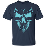 Turquoise Skull & Bones Face T-Shirt