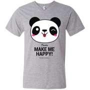 Pandas Make Me Happy, You Not so Much Men’s V-Neck T-Shirt