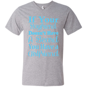 If Your Boyfriend Doesn’t Have a Beard, You Have a Girlfriend Men’s V-Neck T-Shirt