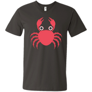 Crab Emoji Men’s V-Neck T-Shirt