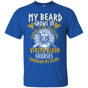 Viking Blood Courses Through My Veins! Beard T-Shirt