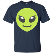 Green Alien Emoji Face T-Shirt