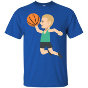 Basketball Slam Dunk Emoji T-Shirt