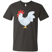 Chicken Emoji Men’s V-Neck T-Shirt