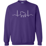 Heart Beat Bulldog Sweatshirt