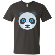 Panda Face Emoji Men’s V-Neck T-Shirt