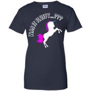 Was it Fluffy..? Unicorn Fitted T-Shirt