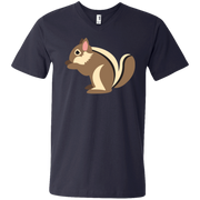 Squirrel Emoji Men’s V-Neck T-Shirt