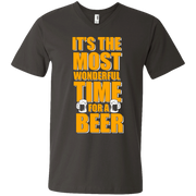 It’s the Most Wonderful Time For a Beer  Men’s V-Neck T-Shirt