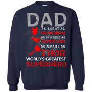 Dad  Worlds Greatest Superhero Sweatshirt