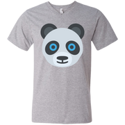 Panda Face Emoji Men’s V-Neck T-Shirt