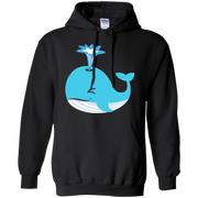 Whale Blow Hole Spray Emoji Hoodie