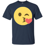 Blowing Kissed Emoji Face T-Shirt
