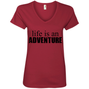Life is an Adventure  Ladies’ V-Neck