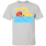 Breast Stroke Swimming Emoji T-Shirt