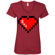 Heart of a True Gamer Ladies’ V-Neck T-Shirt