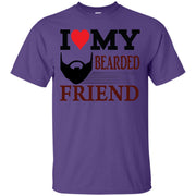 I Love My Bearded Friend T-Shirt