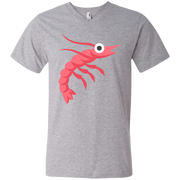 Shrimp Emoji Men’s V-Neck T-Shirt