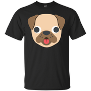 Pug Face Emoji T-Shirt
