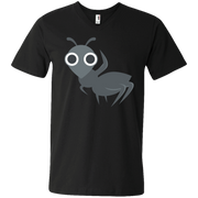 Waving Ant Emoji Men’s V-Neck T-Shirt