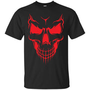 Red Skull & Bones Face T-Shirt