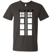 Doctor Who Parody Phone Box Men’s V-Neck T-Shirt