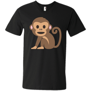 Monkey Emoji Men’s V-Neck T-Shirt