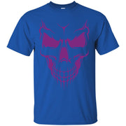 Purple  Skull & Bones Face T-Shirt