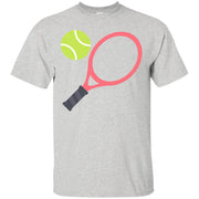 Tennis Racket and Ball Emoji T-Shirt