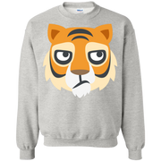 Bored Tiger Face Emoji Sweatshirt