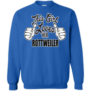 This Girl Loves Her Rottweiler Sweatshirt