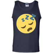 Sleeping Emoji face Tank Top