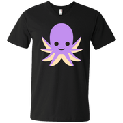 Octopus Emoji Men’s V-Neck T-Shirt