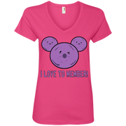 I Love to Member! Member Berries Ladies’ V-Neck T-Shirt