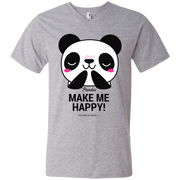 Pandas Make Me happy, You Not so Much Men’s V-Neck T-Shirt
