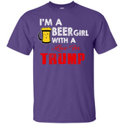 I’m a Beer Girl With a Love For Trump T-Shirt