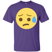 Stressed and Nervous Emoji Face T-Shirt