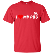 I Love My Pug T-Shirt
