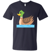 Duck Emoji Men’s V-Neck T-Shirt