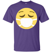Mask on Face Emoji T-Shirt