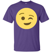 Winking Happy Emoji Face T-Shirt